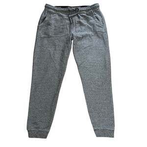 Fat Face Men's Weston Textured Gray Ribbed Lounge Joggers Size XL